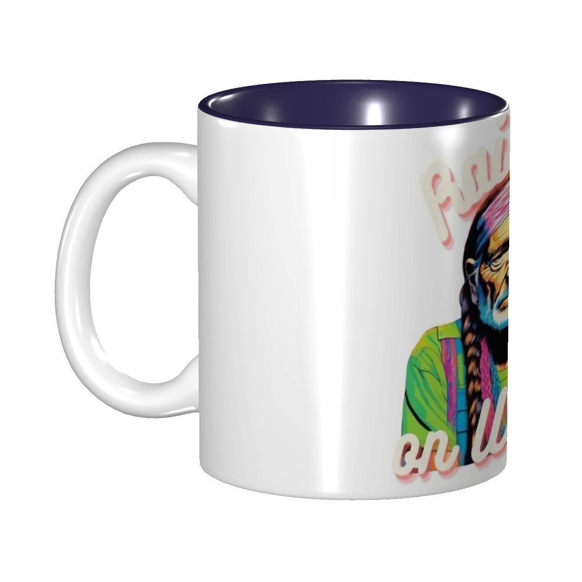 "Raised on Willie" Ceramic Coffee Mug