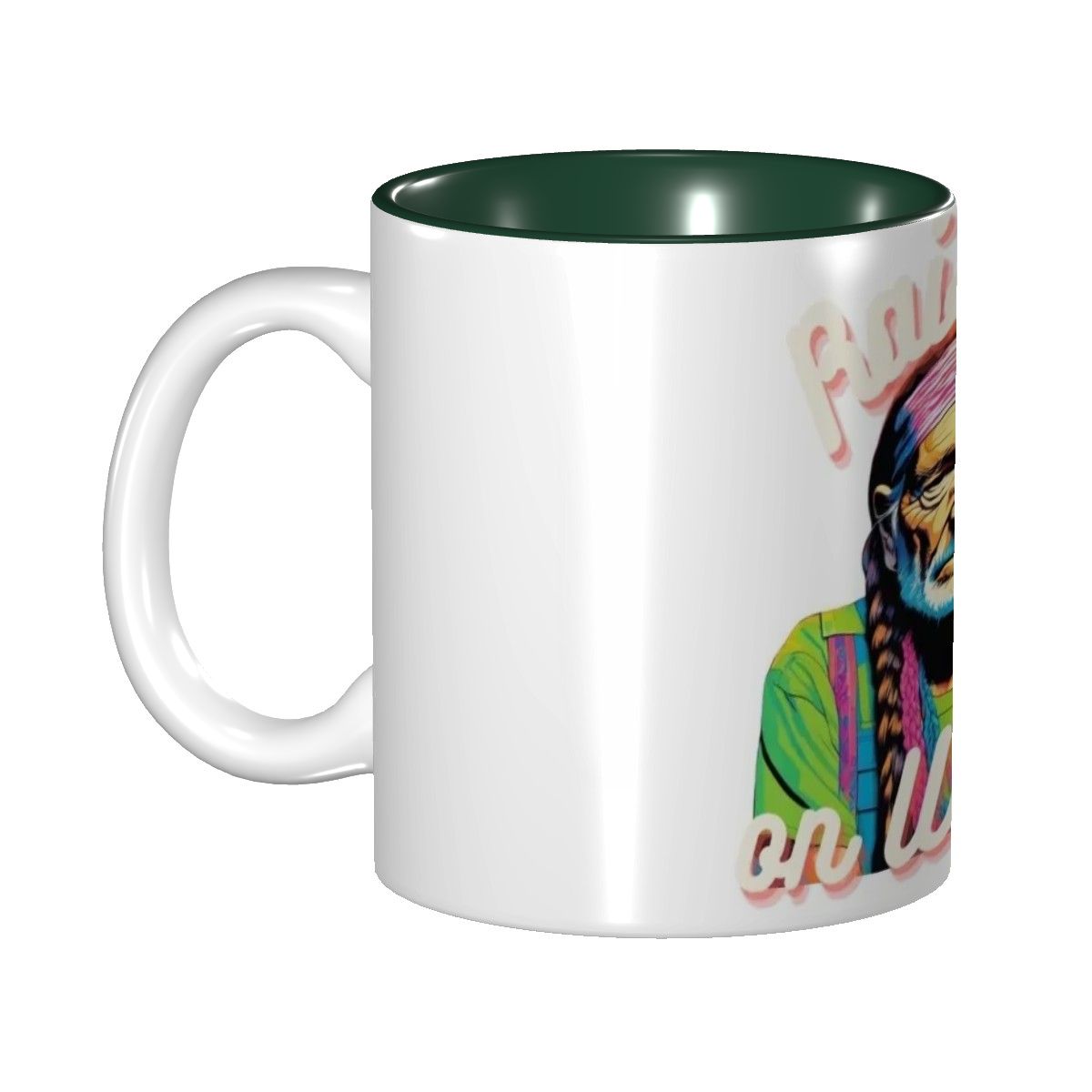 "Raised on Willie" Ceramic Coffee Mug