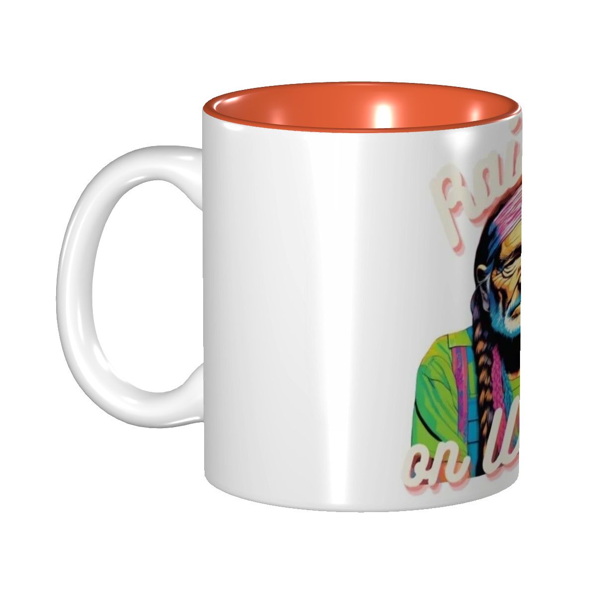 "Raised on Willie" Ceramic Coffee Mug