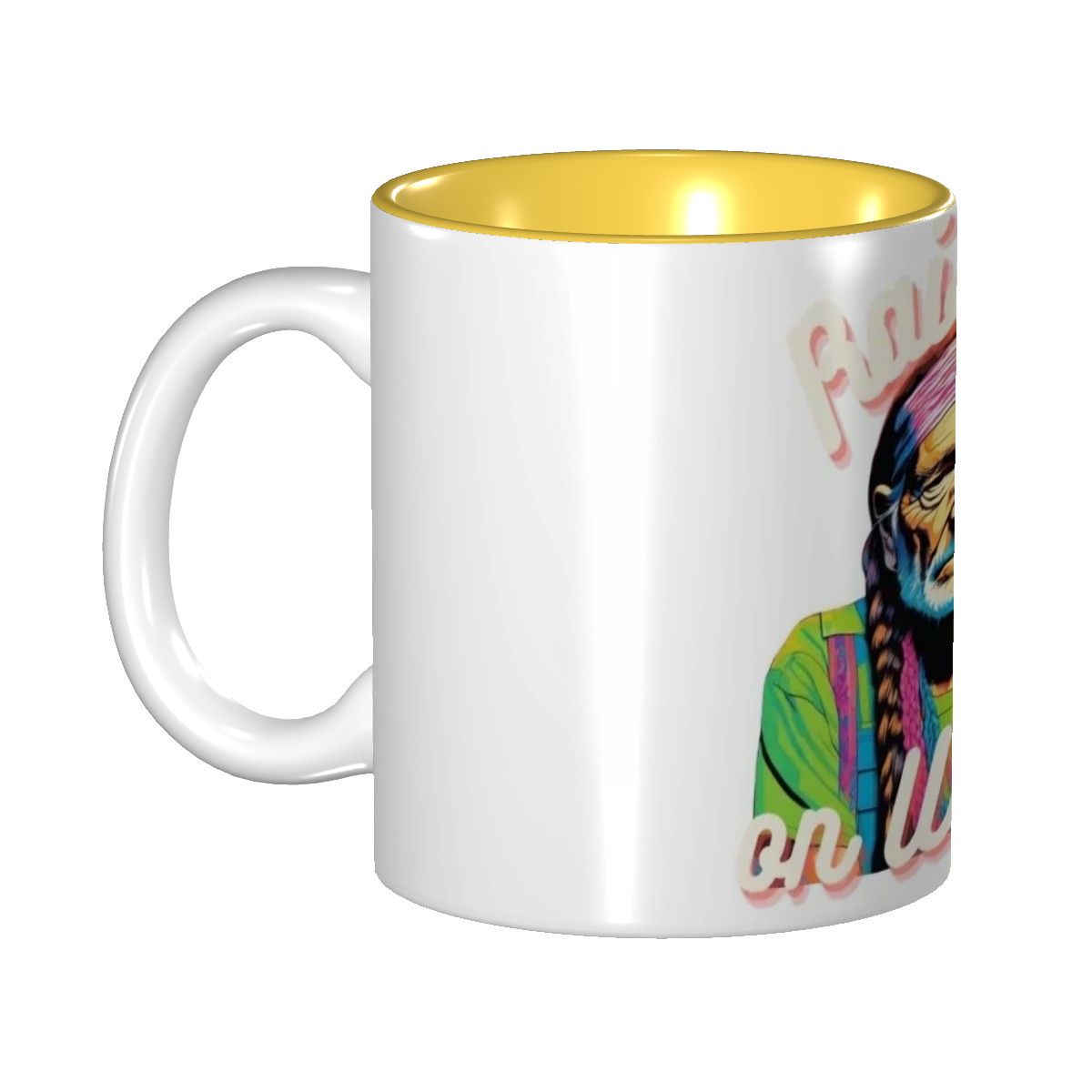 "Raised on Willie" Ceramic Coffee Mug