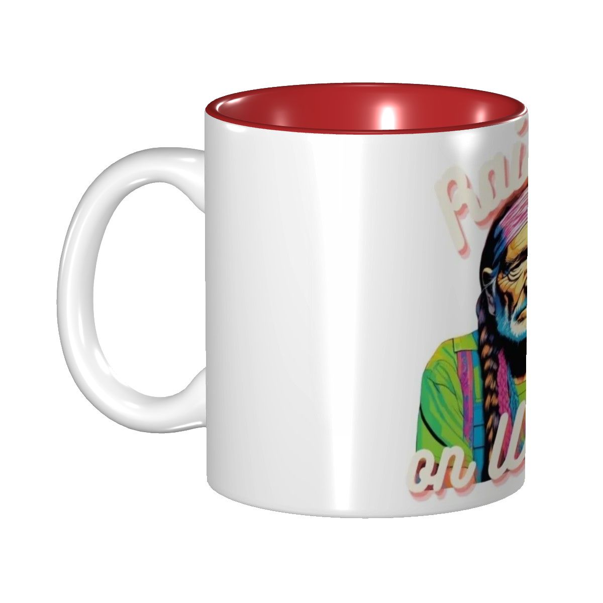 "Raised on Willie" Ceramic Coffee Mug