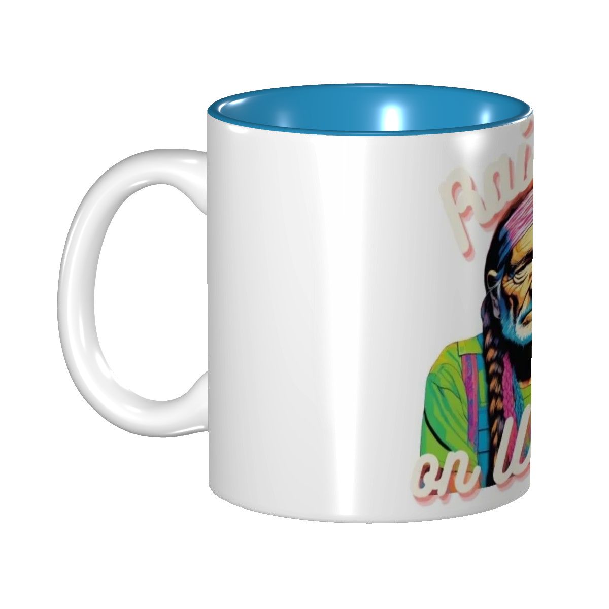 "Raised on Willie" Ceramic Coffee Mug