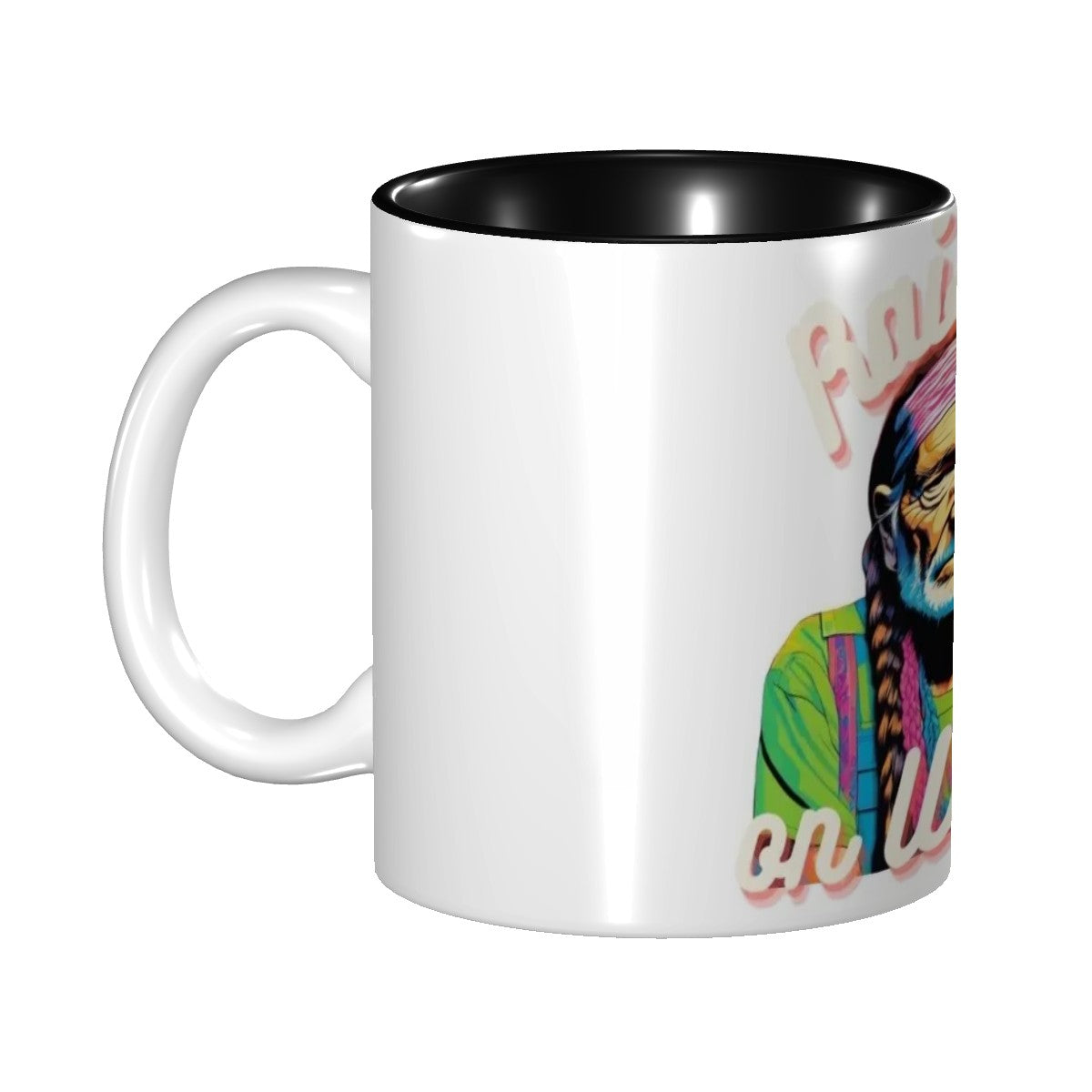 "Raised on Willie" Ceramic Coffee Mug