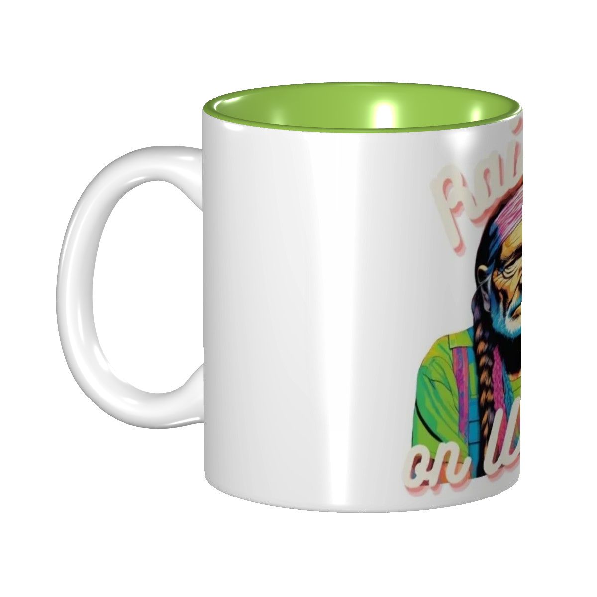 "Raised on Willie" Ceramic Coffee Mug