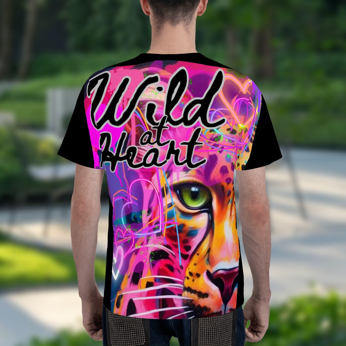 "Wild at Heart" Crew Neck T-Shirt