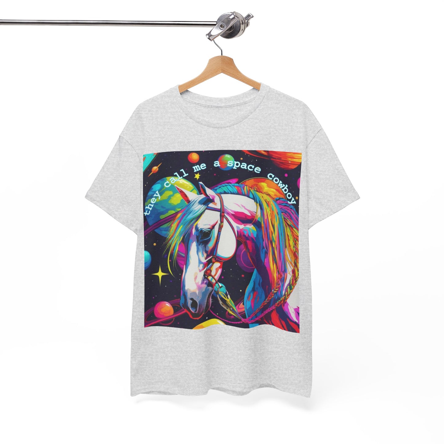 "They Call Me a Space Cowboy" - Unisex Heavy Cotton Tee