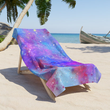 "Galaxy Smoke" Beach Towel