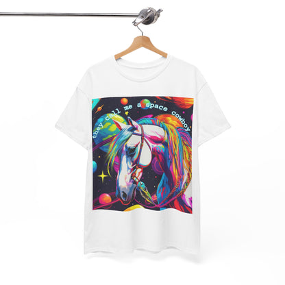 "They Call Me a Space Cowboy" - Unisex Heavy Cotton Tee