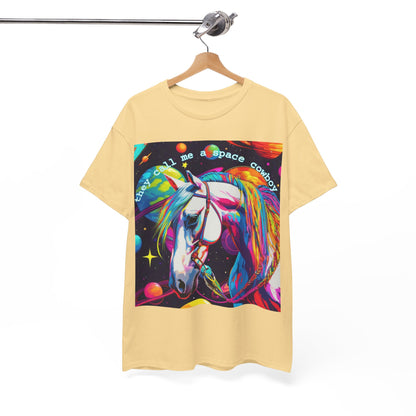 "They Call Me a Space Cowboy" - Unisex Heavy Cotton Tee