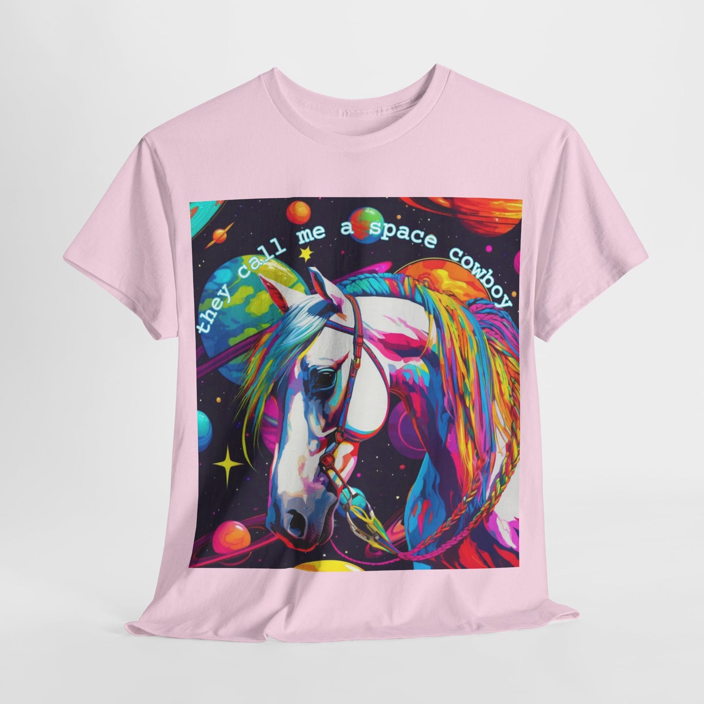 "They Call Me a Space Cowboy" - Unisex Heavy Cotton Tee