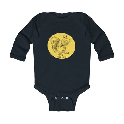 " Ohh Shiny" Long Sleeve Baby Onesie