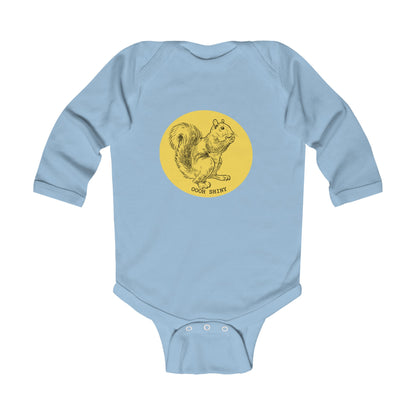 " Ohh Shiny" Long Sleeve Baby Onesie