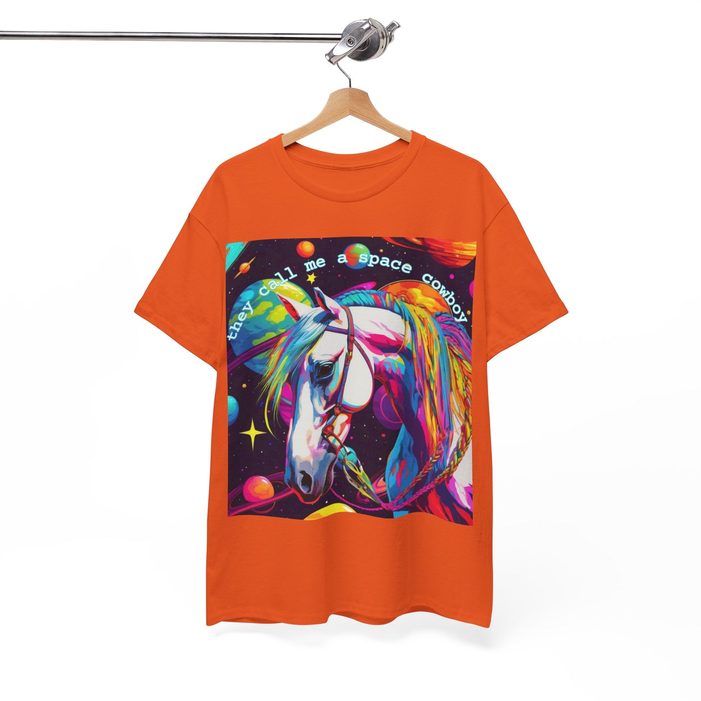 "They Call Me a Space Cowboy" - Unisex Heavy Cotton Tee