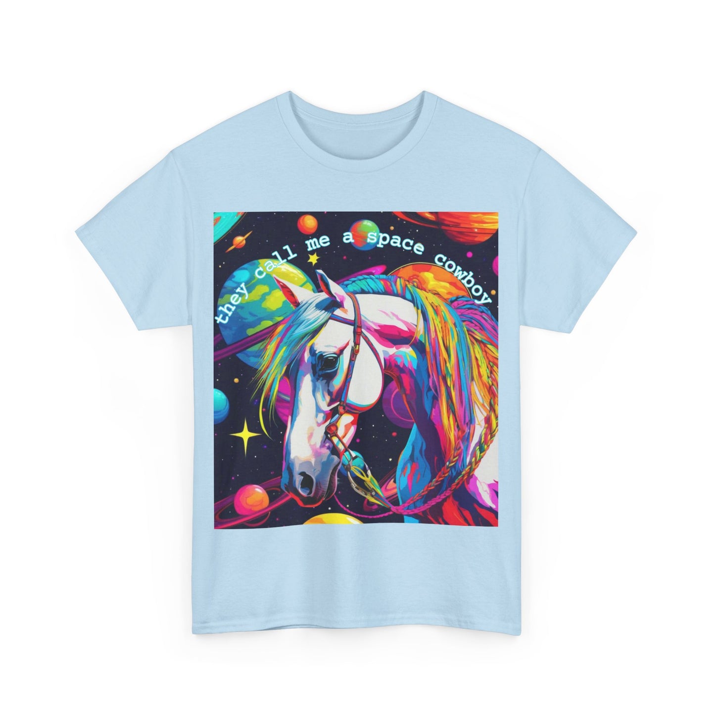 "They Call Me a Space Cowboy" - Unisex Heavy Cotton Tee