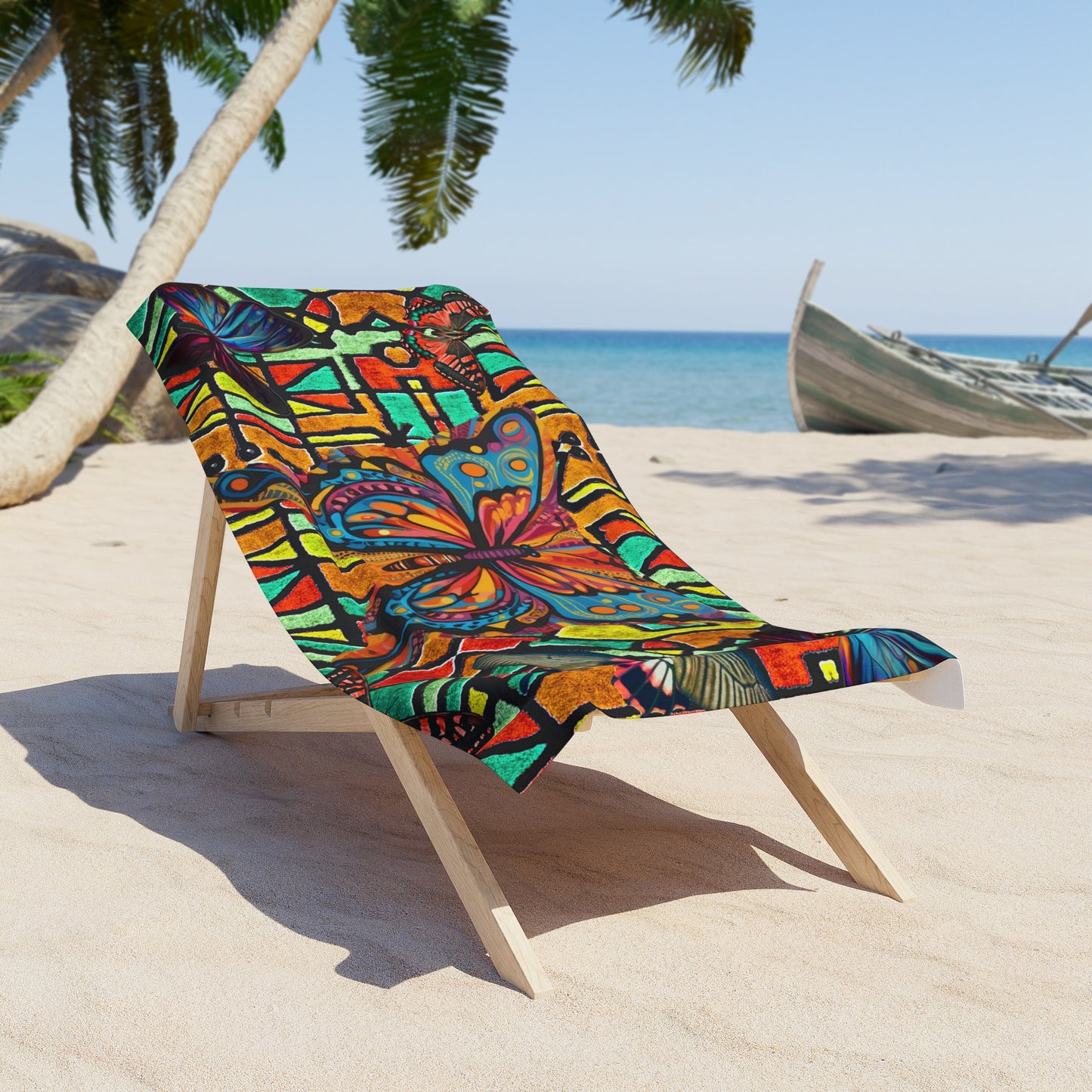 Butterfly Tribe Beach Towel