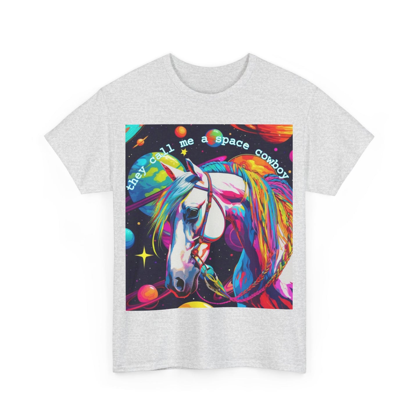 "They Call Me a Space Cowboy" - Unisex Heavy Cotton Tee