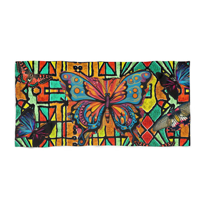 Butterfly Tribe Beach Towel