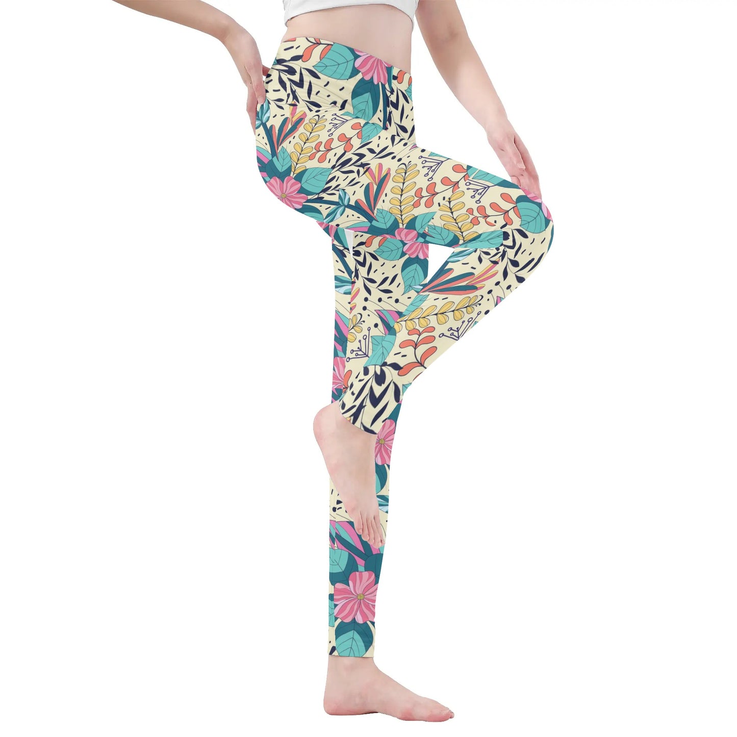 Funky Floral Leggings