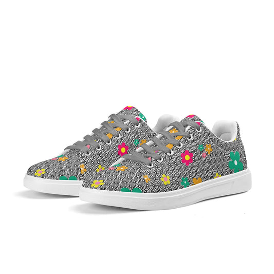 Floral Friction Low Top Canvas Shoes