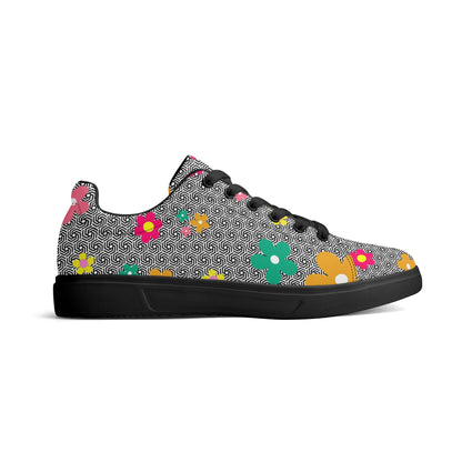 Floral Friction Low Top Canvas Shoes