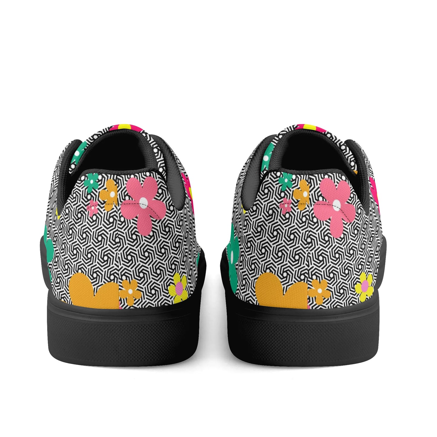 Floral Friction Low Top Canvas Shoes