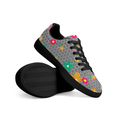 Floral Friction Low Top Canvas Shoes