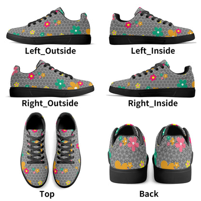 Floral Friction Low Top Canvas Shoes