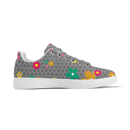 Floral Friction Low Top Canvas Shoes