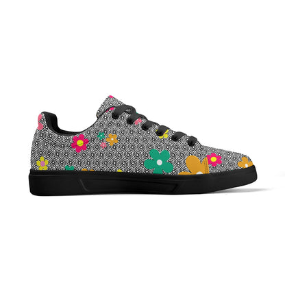 Floral Friction Low Top Canvas Shoes