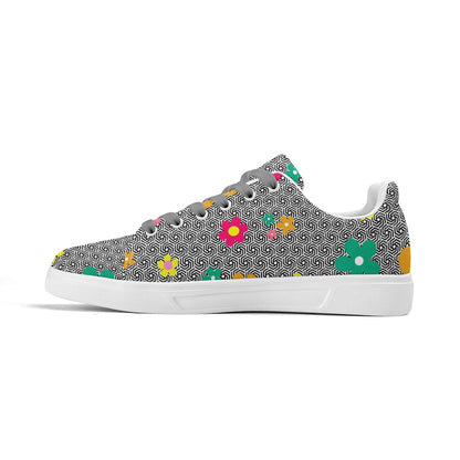 Floral Friction Low Top Canvas Shoes