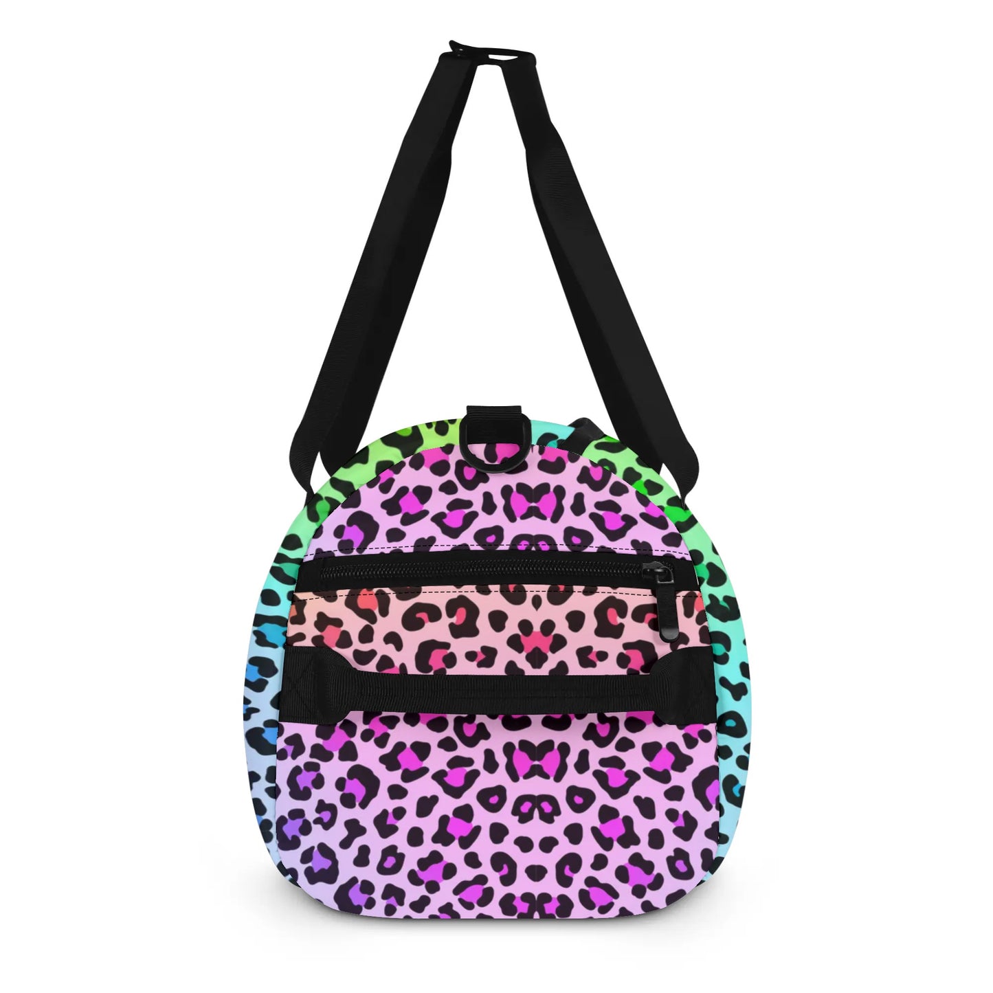 Lisa Frank Inspired Leopard Duffle Gym Bag