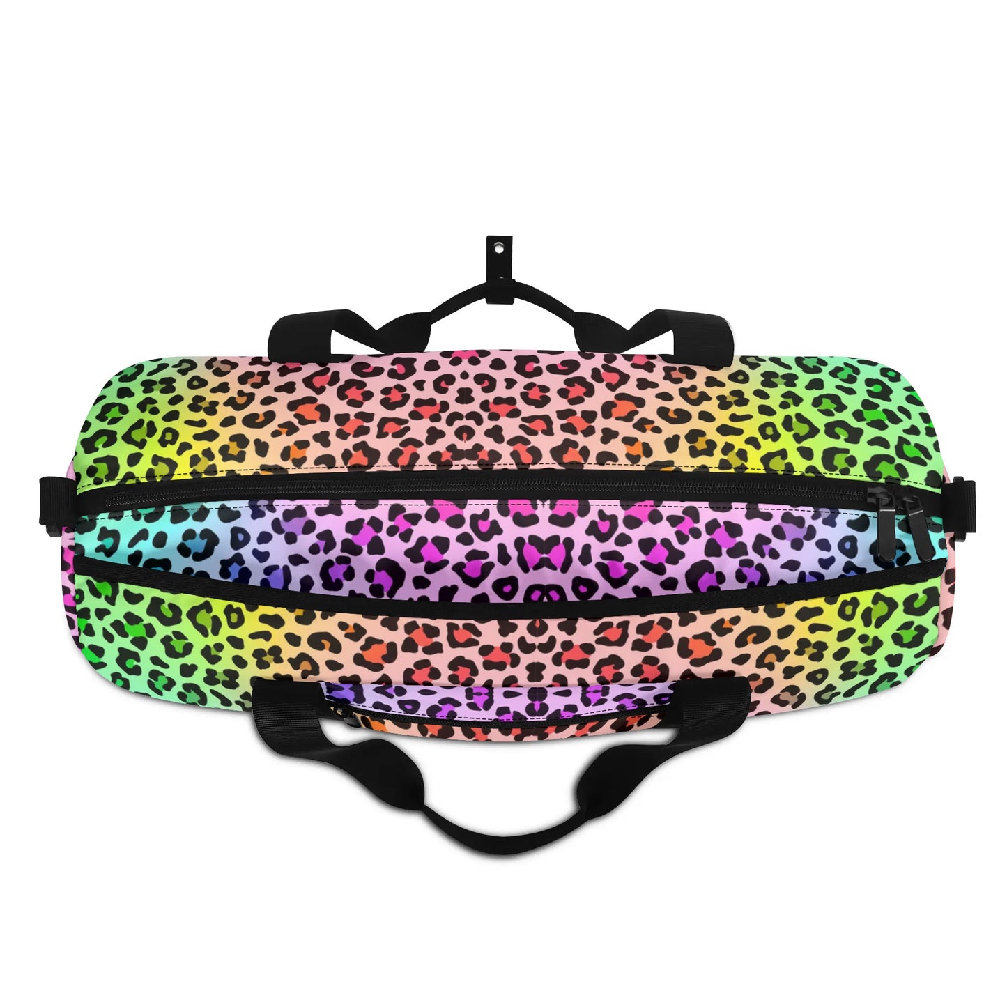 Lisa Frank Inspired Leopard Duffle Gym Bag