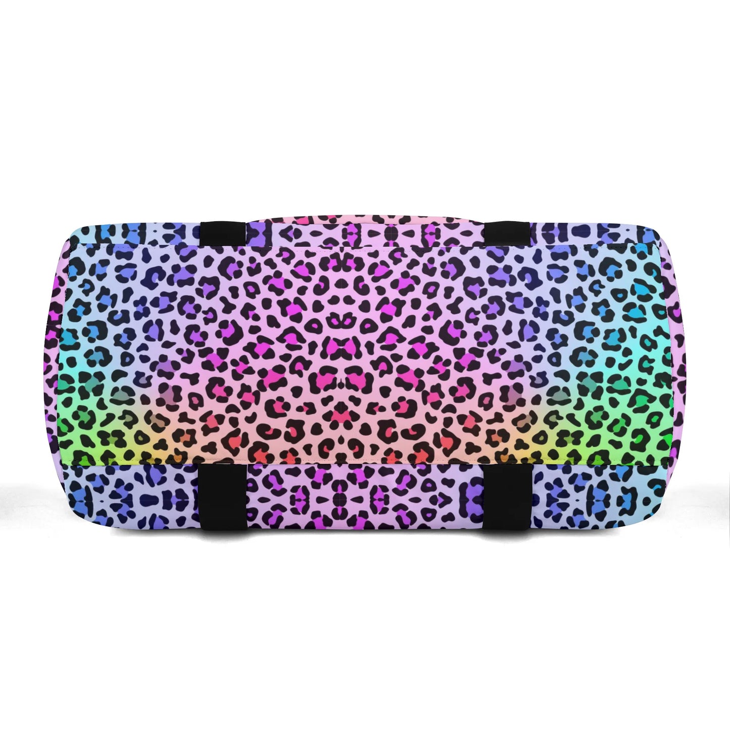 Lisa Frank Inspired Leopard Duffle Gym Bag