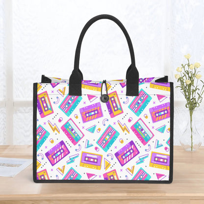 Mixtapes - Standard All-Over Print Canvas Tote Bag（2 layers）