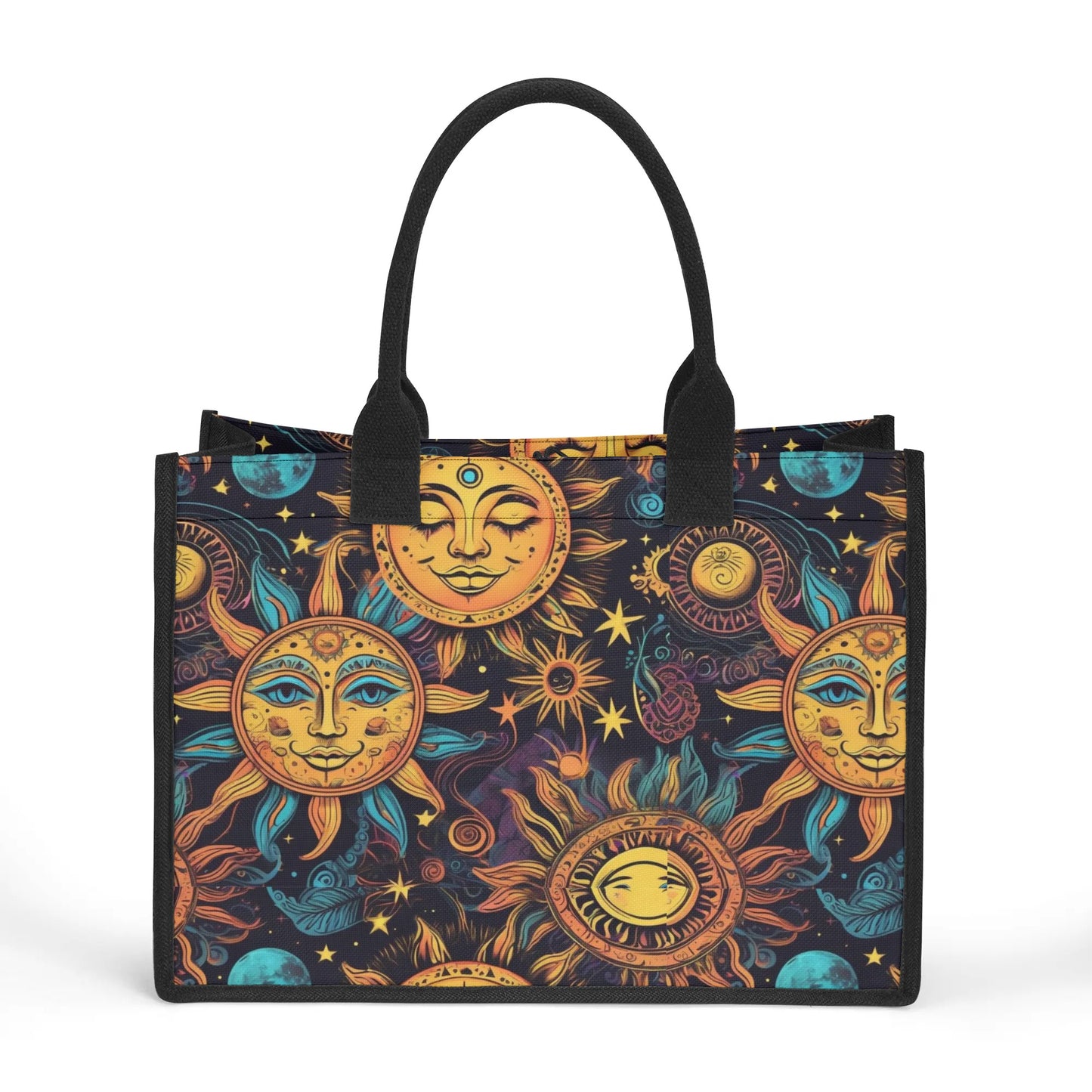 Sunny  - Standard All-Over Print Canvas Tote Bag（2 layers）