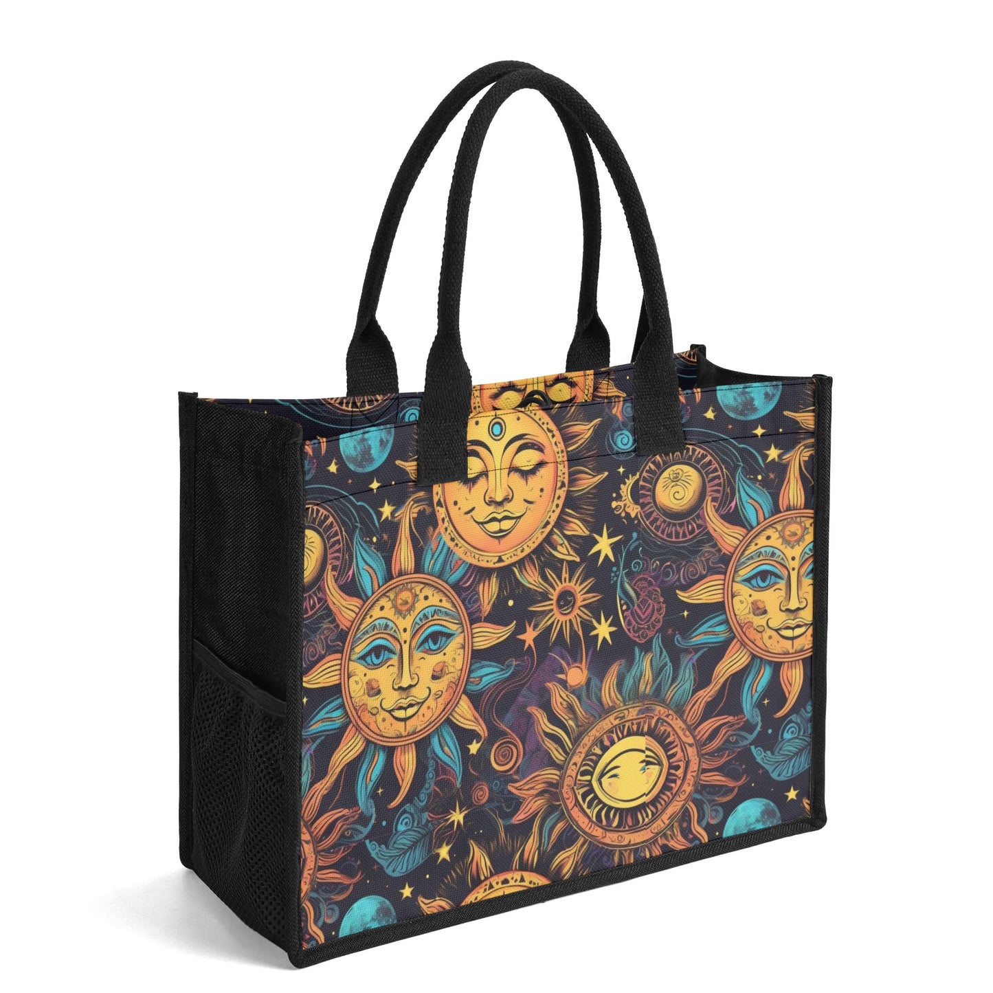 Sunny  - Standard All-Over Print Canvas Tote Bag（2 layers）