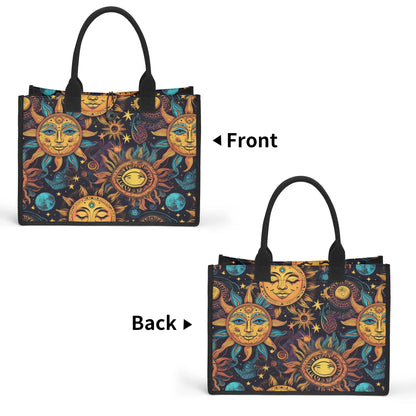 Sunny  - Standard All-Over Print Canvas Tote Bag（2 layers）