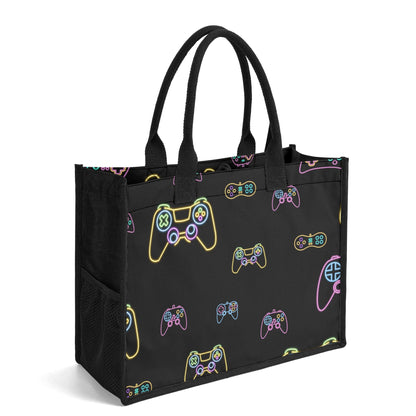 Game Controller - Standard All-Over Print Canvas Tote Bag（2 layers）