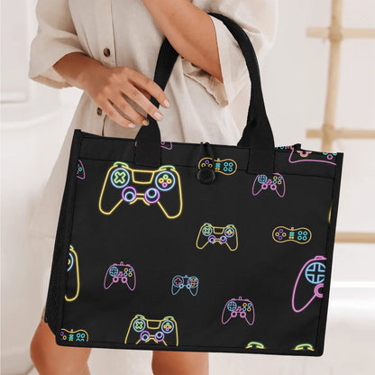 Game Controller - Standard All-Over Print Canvas Tote Bag（2 layers）