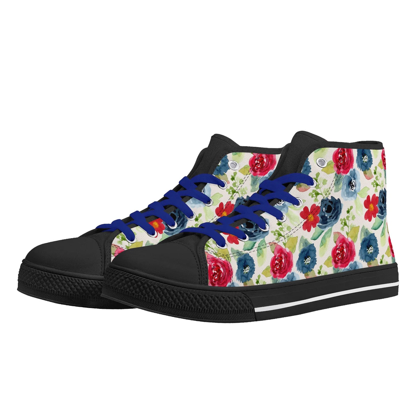 Mens Rubber High Top Canvas Shoes