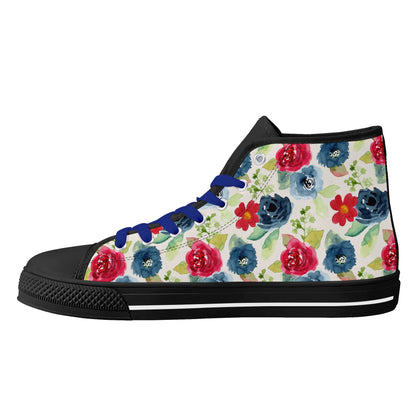 Mens Rubber High Top Canvas Shoes