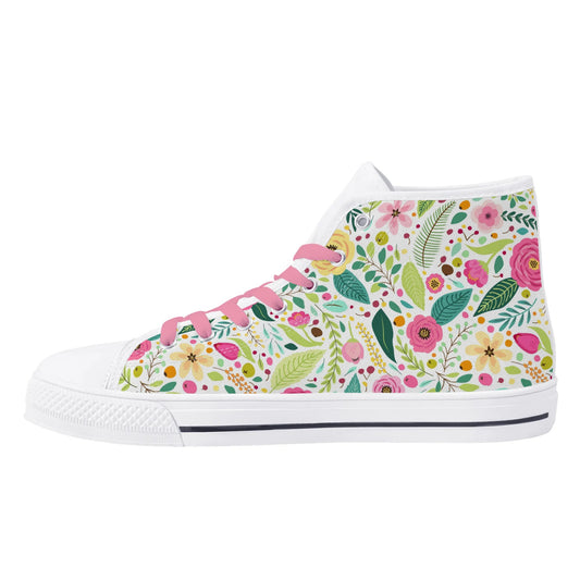 Mens Rubber High Top Canvas Shoes