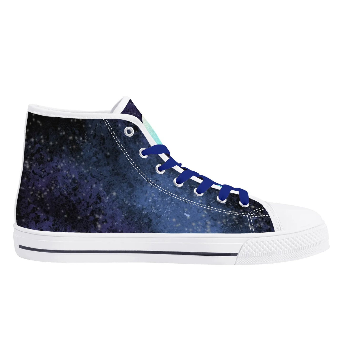 Mens High Top Canvas Shoes - Customized Tongue