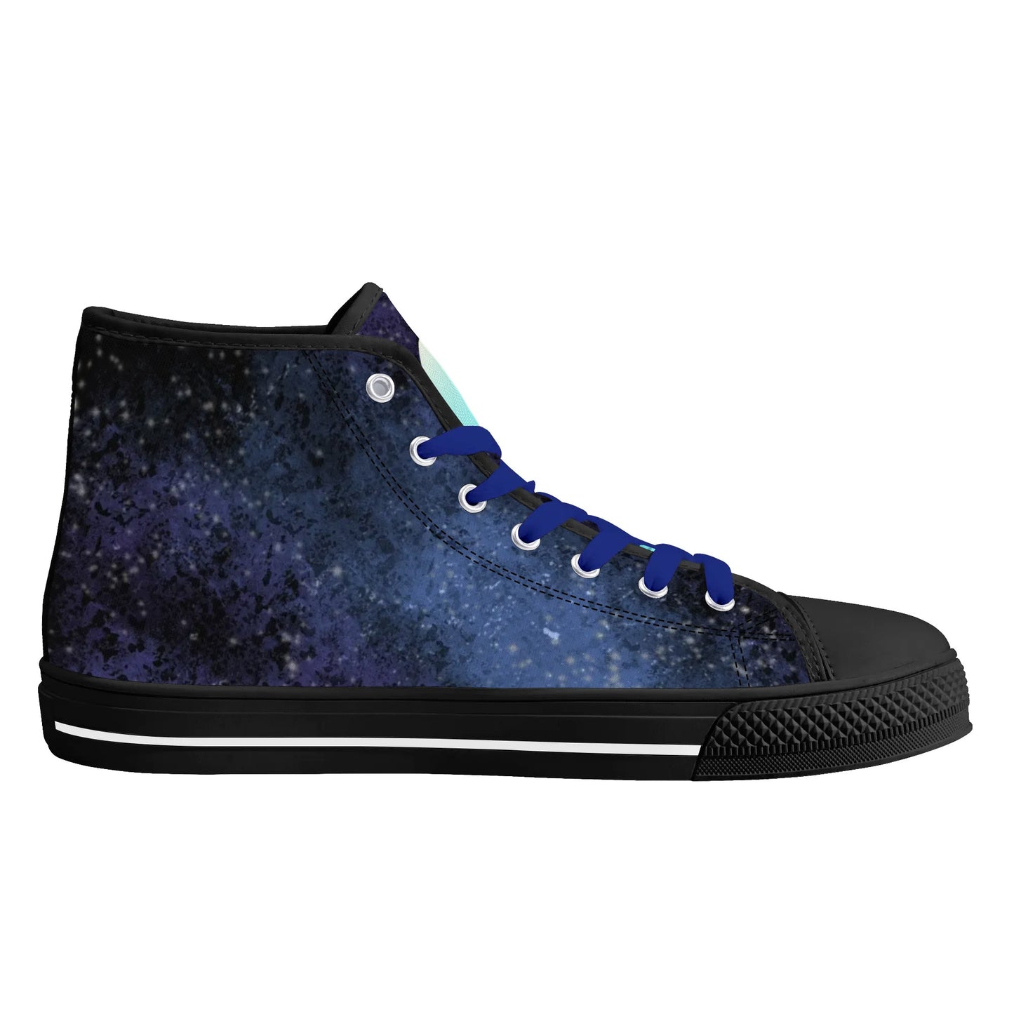 Mens High Top Canvas Shoes - Customized Tongue