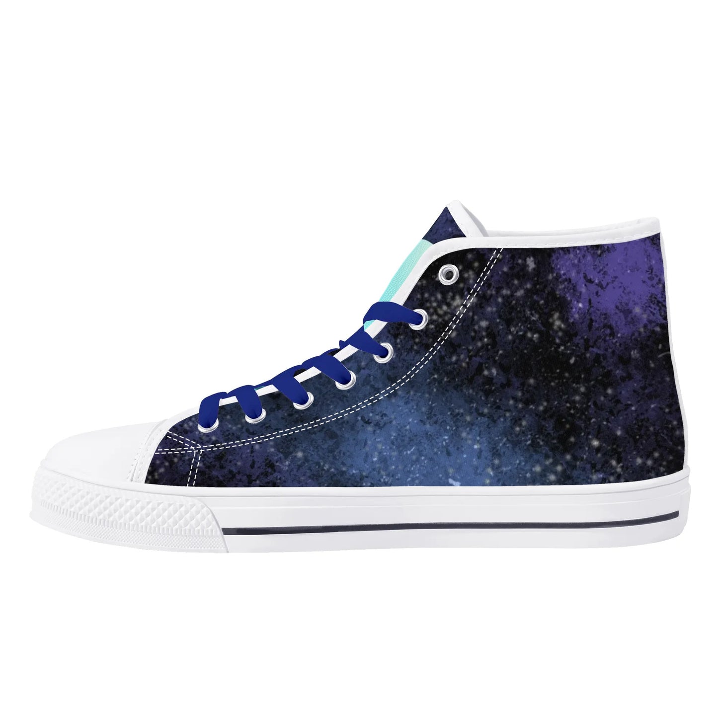 Mens High Top Canvas Shoes - Customized Tongue