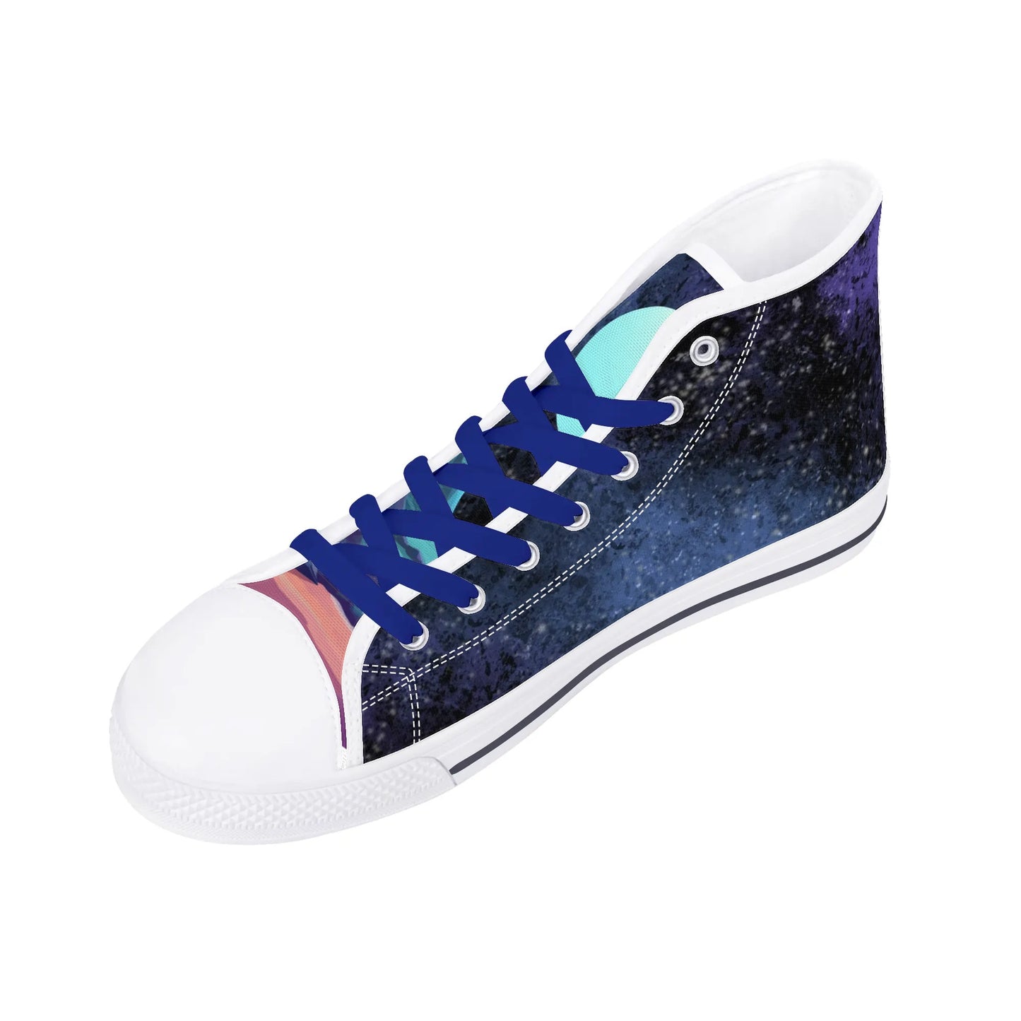 Mens High Top Canvas Shoes - Customized Tongue