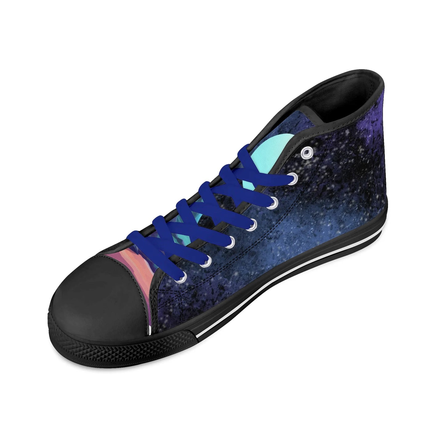 Mens High Top Canvas Shoes - Customized Tongue