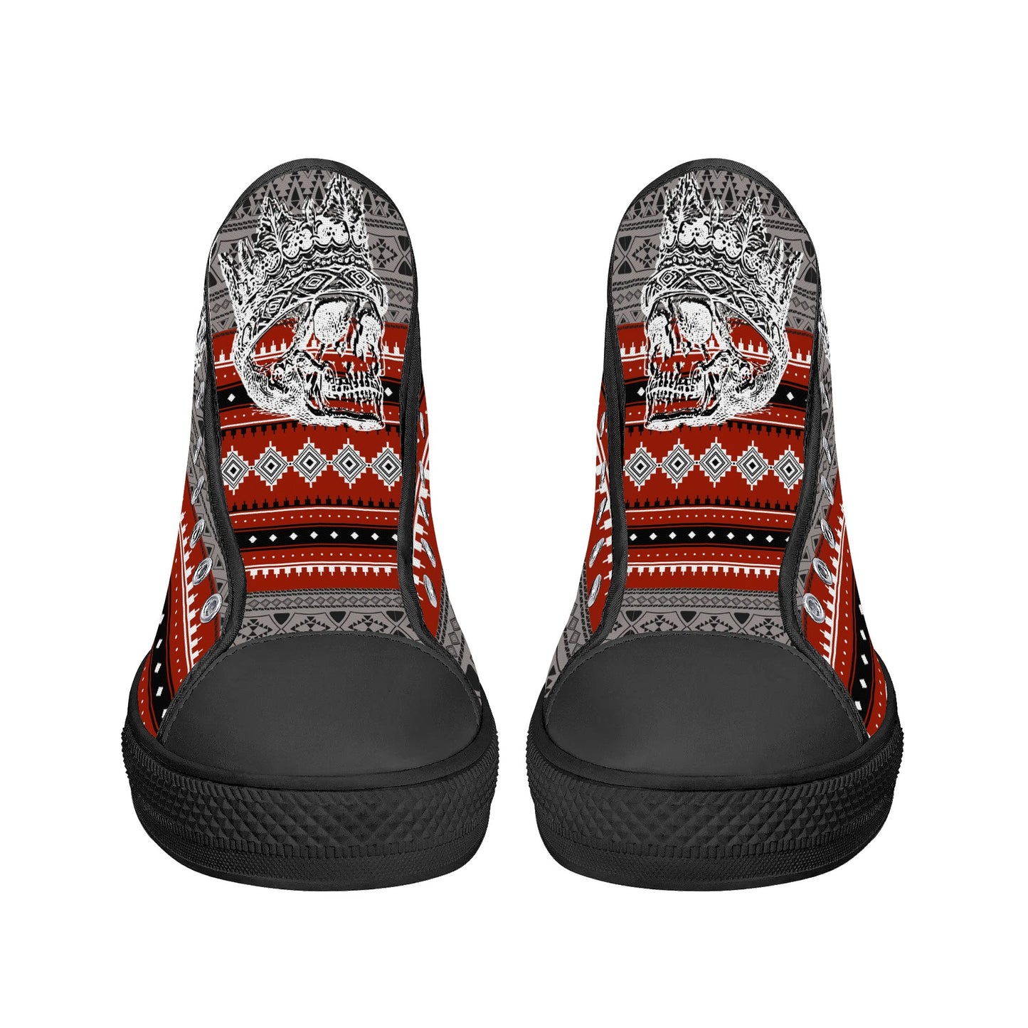 Mens High Top Canvas Shoes - Customized Tongue