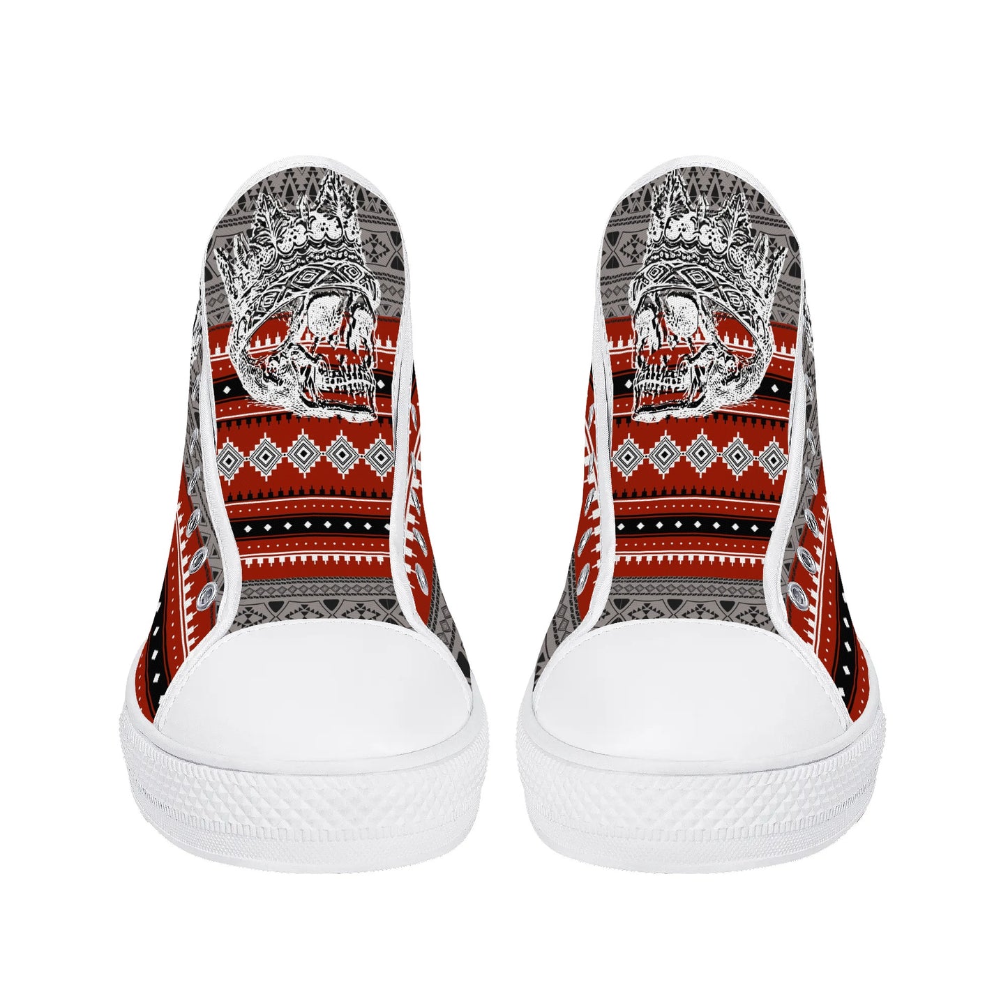 Mens High Top Canvas Shoes - Customized Tongue