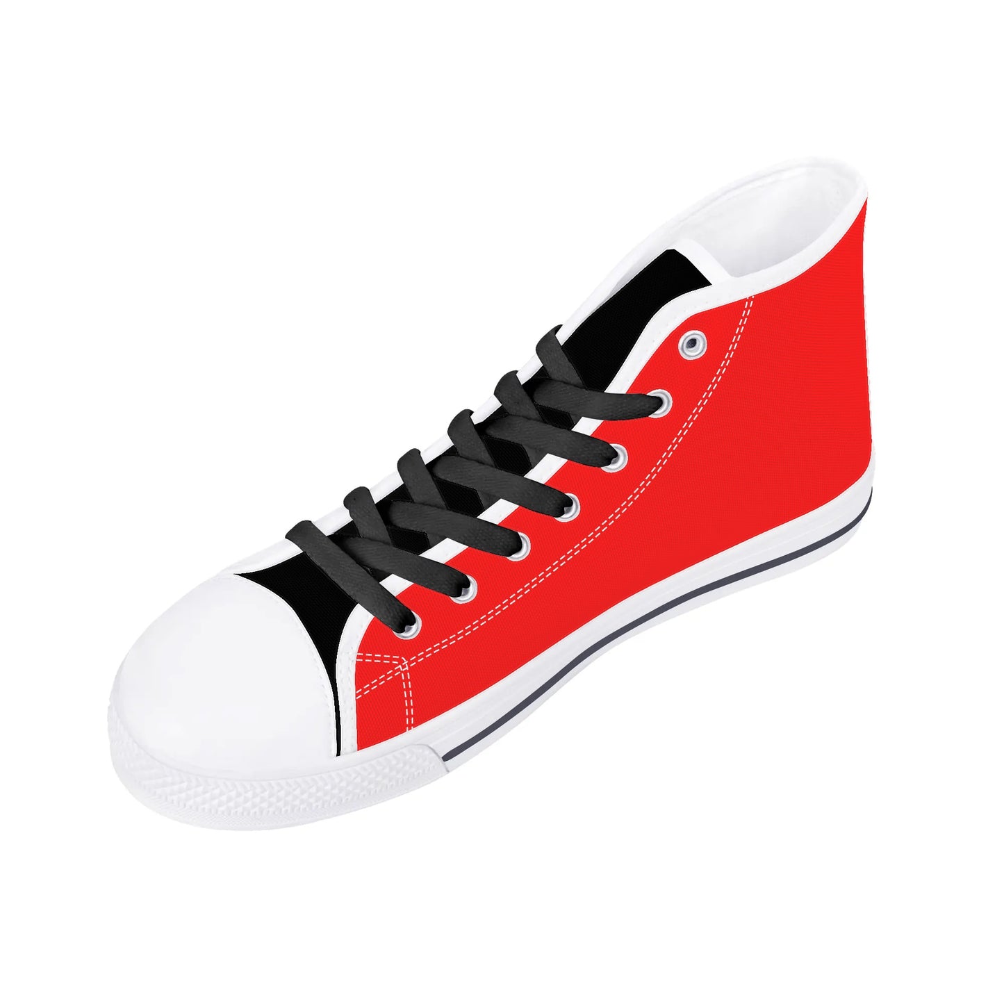 Mens High Top Canvas Shoes - Customized Tongue